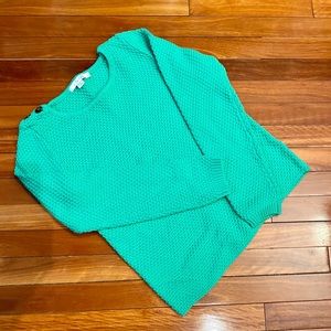 Boden Green Cotton Pull on Sweater Sz6